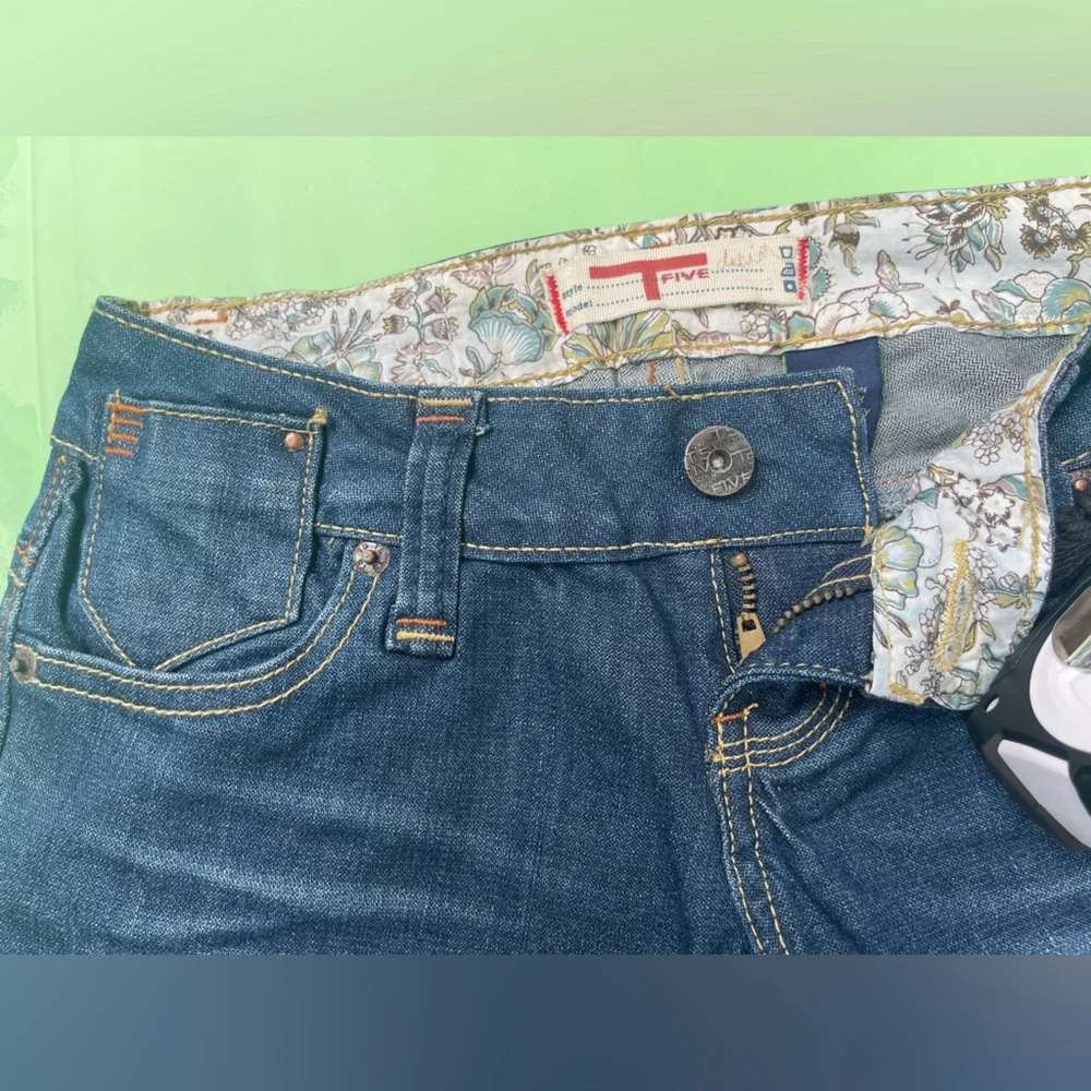 LOW RISE VINTAGE Women’s Blue Denim Jeans - Classic Bootcut SIZE 1 - Picture 2 of 15